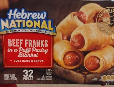 Beef Franks in a Puff Pastry Blanket