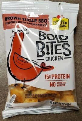 Brown Sugar BBQ Seasoned Diced Chicken Breast with Rib Meat Bold Bites