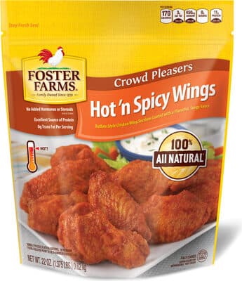 Hot 'N Spicy Chicken Wings Buffalo Style Chicken Wing Sections Coated With A Flavorful, Tangy Sauce