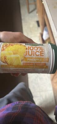 100% Juice Pineapple
