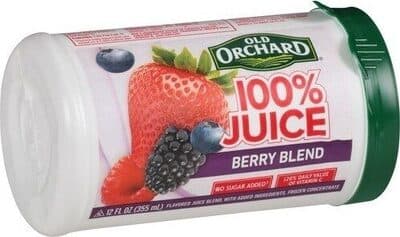 Berry Blend Flavored Juice Frozen Concentrate