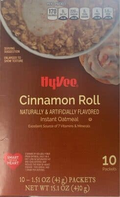 Cinnamon Roll Instant Oatmeal