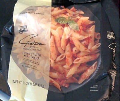 Penne with Marinara Pasta in a Tomato Basil Sauce