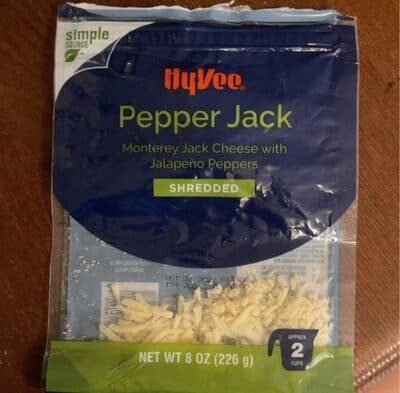 Pepper Jack Monterey Jack Shredded Cheese With Jalapeno Peppers
