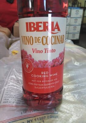 Iberia vino de cocinar tinto