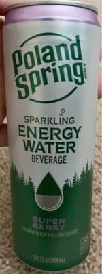 Super Berry Flavor Sparkling Energy Water Beverage