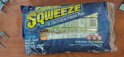 Cherry, Grape, Lemon-Lime, Mixed Berry, Orange Electrolyte Freezer Pops