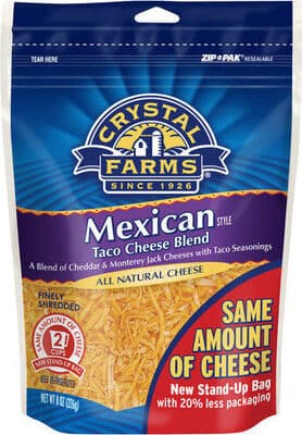 Taco Cheese Blend, Mexican Style