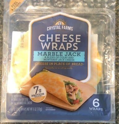 Marble Jack A Blend Of Colby And Monterey Jack Cheese Wraps