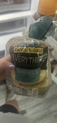 Everything Topped With Sesame Seeds And Poppy Seeds, With Onion And Garlic Baked Inside Bagels