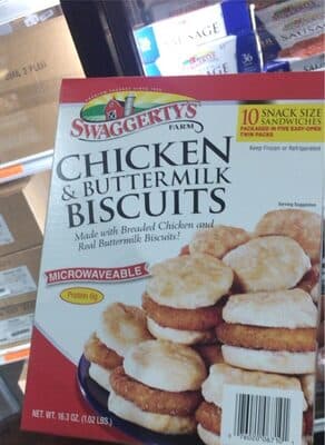 Microwaveable Chicken & Buttermilk Biscuits