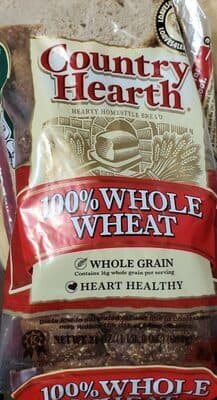 100% Whole Wheat Hearty Homestyle Bread