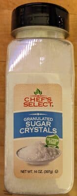 Granulated Sugar Crystals