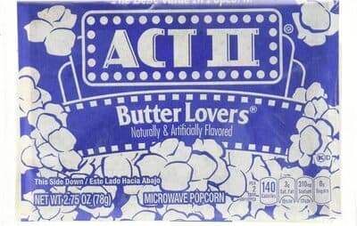 Microwave Popcorn, Butter