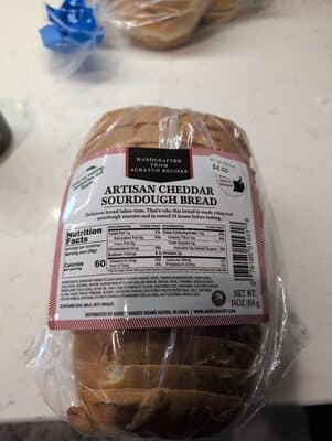 Artisan Cheddar Sourdough Bread