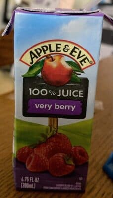 Very Berry Flavored Blend of 4 100% Juices from Concentrate