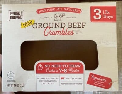 Ground Beef Crumbles