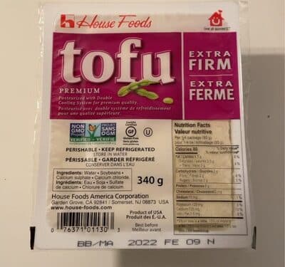 Tofu, extra firm