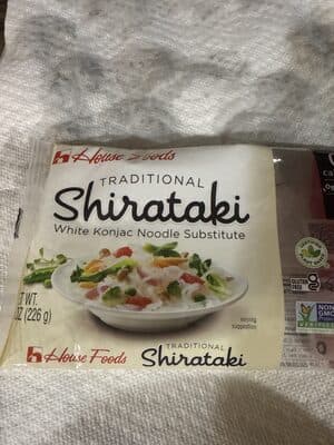 Traditional Shirataki White Yam Noodle Substitute