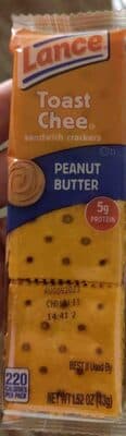 Peanut Butter Toastchee Sandwich Crackers
