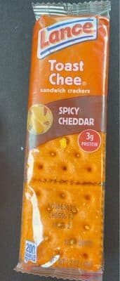 Sandwich Crackers, Real Spicy Cheddar