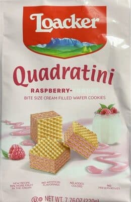 Quadratini Raspberry Yogurt