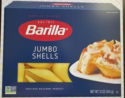 Enriched Macaroni Product Jumbo Shells