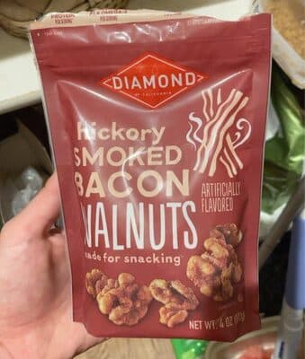 Hickory Smoked Bacon Walnuts