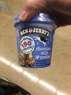 Chocolate Milk & Cookies Chocolate & Vanilla Swirled with Chocolate Chip Cookies Light Ice Cream
