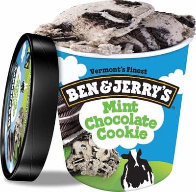Mint Chocolate Cookie Peppermint Ice Cream With Chocolate Sandwich Cookies