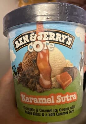 Karamel Sutra Core Chocolate & Caramel Ice Creams With Fudge Chips & A Soft Caramel Core