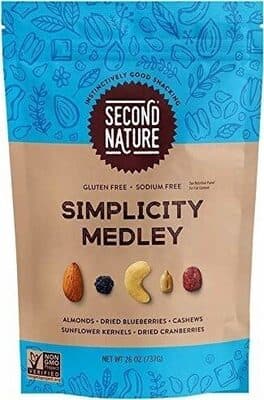 Simplicity Medley Almonds, Dried Blueberries, Cashews Sunflower Kernels, Dried Cranberries