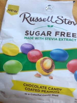 Chocolate Candy Coated Peanuts In A Colorful Candy Shell