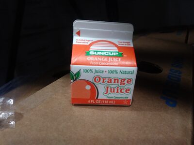 100% Orange Juice from Concentrate
