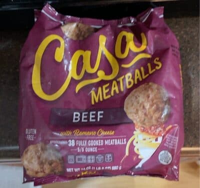 Casa Beef Meatballs