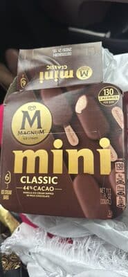 Classic Vanilla Ice Cream Dipped in Milk Chocolate Mini Ice Cream Bars