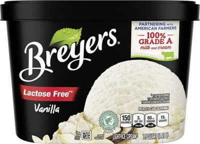 Vanilla Lactose Free Light Ice Cream
