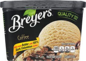 Coffee Flavor Frozen Dairy Dessert