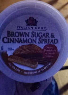 Brown sugar and cinnamon spread