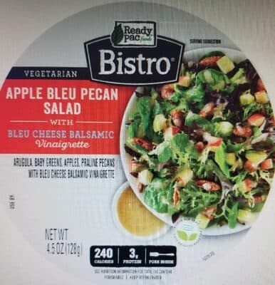 Apple Bleu Pecan Salad With Bleu Cheese Balsamic Vinaigrette