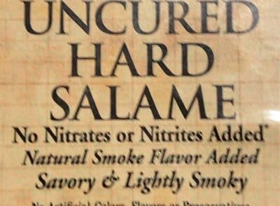 Uncured Hard Salame