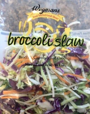 Broccoli, Carrots & Red Cabbage Slaw