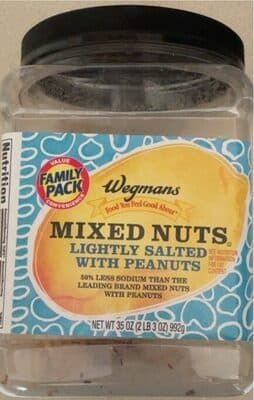 Mixed Nuts Lightly Salted with Peanuts