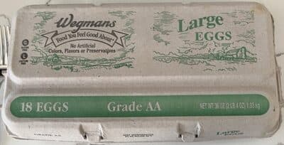 Grade AA Large eggs