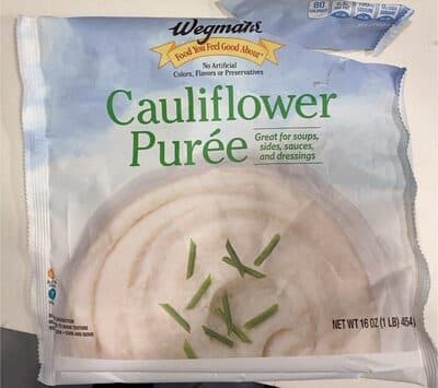 Frozen Cauliflower Purée
