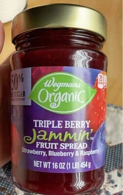 Organic Triple Berry Jammin' Fruit Spread