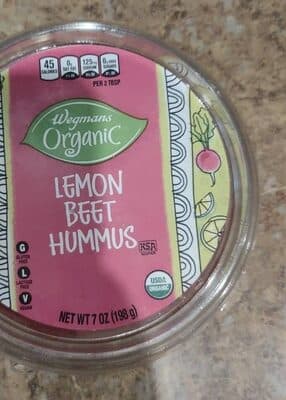 Lemon Beet Hummus