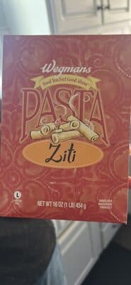 Enriched Macaroni Product, Ziti
