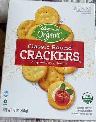 Organic Classic Round Crackers