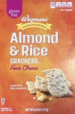 Four Cheese Almond & Rice Crackers